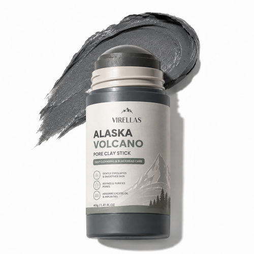 𝐀𝐥𝐚𝐬𝐤𝐚 𝐕𝐨𝐥𝐜𝐚𝐧𝐨 𝐏𝐨𝐫𝐞 𝐂𝐥𝐚𝐲 𝐒𝐭𝐢𝐜𝐤 – Blackhead Remover & Gentle Exfoliating Face Mask