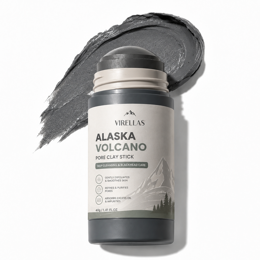 𝐀𝐥𝐚𝐬𝐤𝐚 𝐕𝐨𝐥𝐜𝐚𝐧𝐨 𝐏𝐨𝐫𝐞 𝐂𝐥𝐚𝐲 𝐒𝐭𝐢𝐜𝐤 – Blackhead Remover & Gentle Exfoliating Face Mask